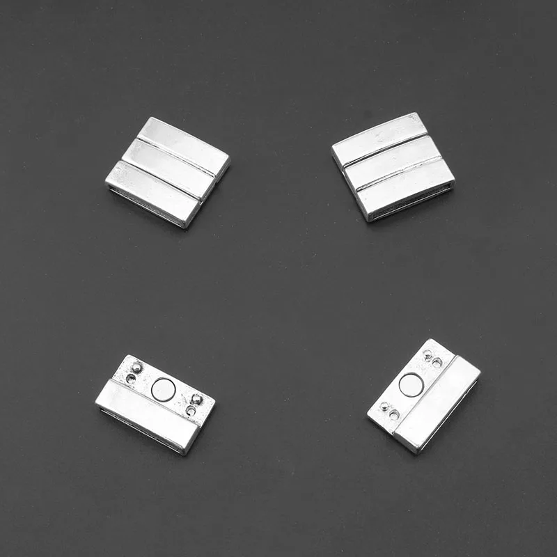 3 компл./лот серебро Цвет 20x2.5mm сильные магнитные замочки для 10 мм 20 плоский