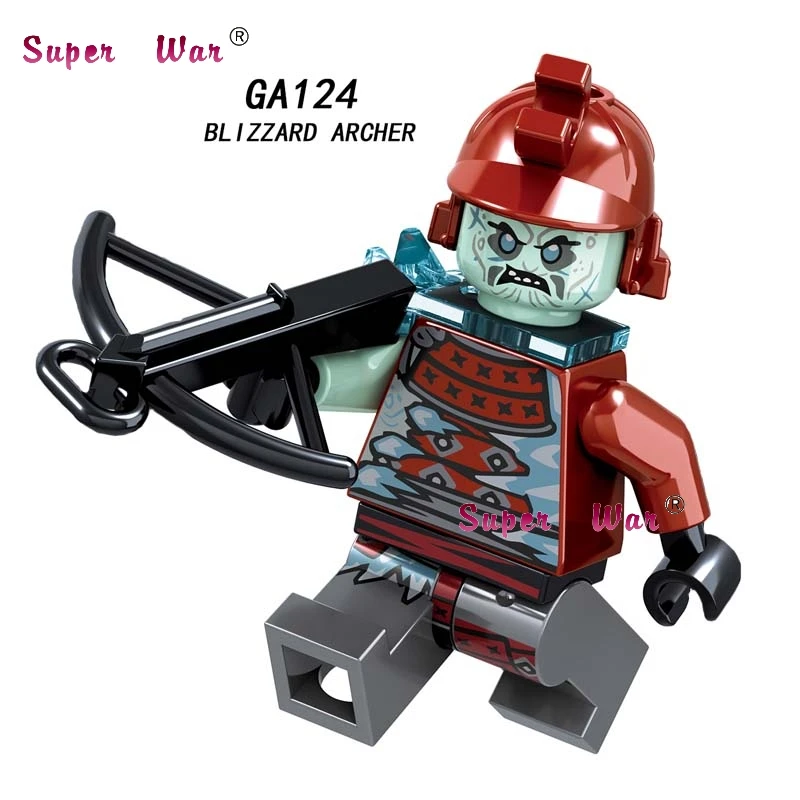 GA124 Одна модель строительных блоков Char Snake Archer Акита меч Vex Ice Emperor игрушки для детей - Цвет: GA124