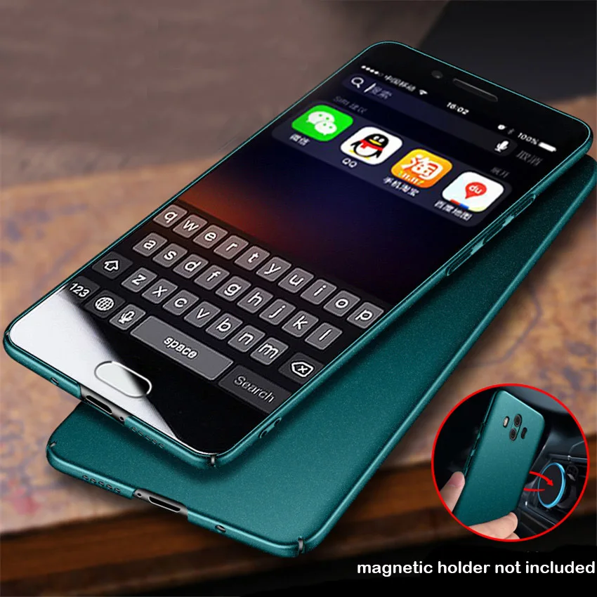 Full Protective PC Metal Case For Huawei Mate 10 Hard Thin Slim Car magnet Cover for Pro Mate10 | Мобильные телефоны и