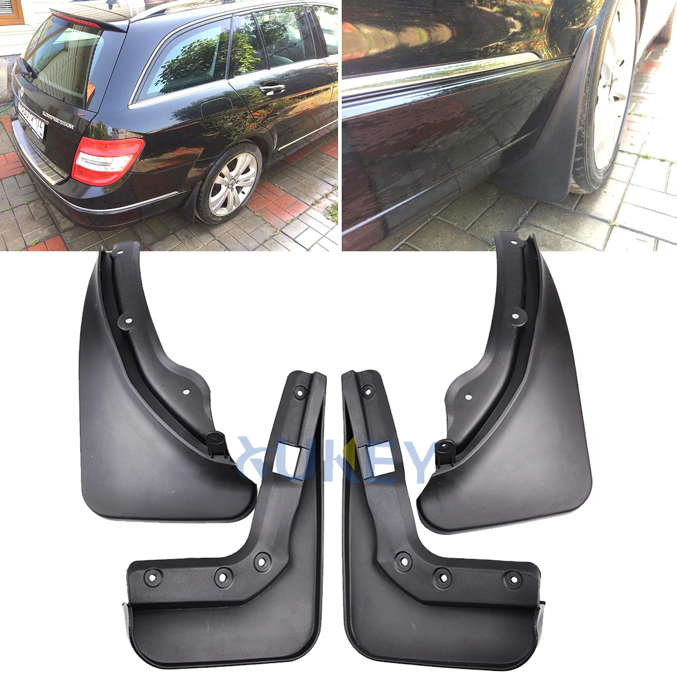 Брызговики для Mercedes Benz C Class W204 S204 автомобиля с кузовом универсал 2008 2009 2010|car mud