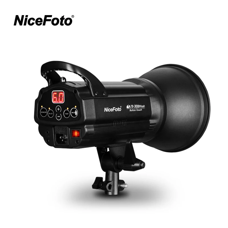 

NiceFoto TB-300B 300W Studio Flash fast recycling time TB300B Studio photography studio light lamp touch button