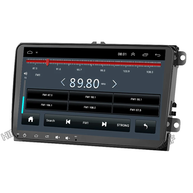 9 дюймовый Автомобильный плеер Android 10 0 четырехъядерный радио GPS без DVD для vw Volkswagen