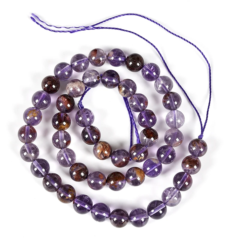 Бисер из фиолетового камня для самостоятельного изготовления браслеты аметиста