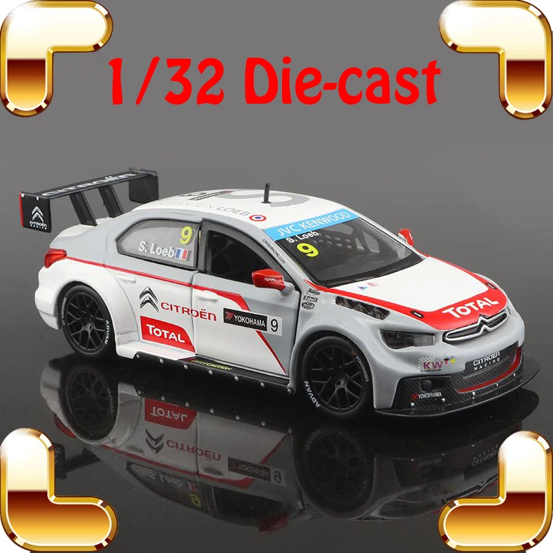 Новогодний подарок WTCC C Elysee S.Loeb модель 1/32 металлическая коллекция автомобиля