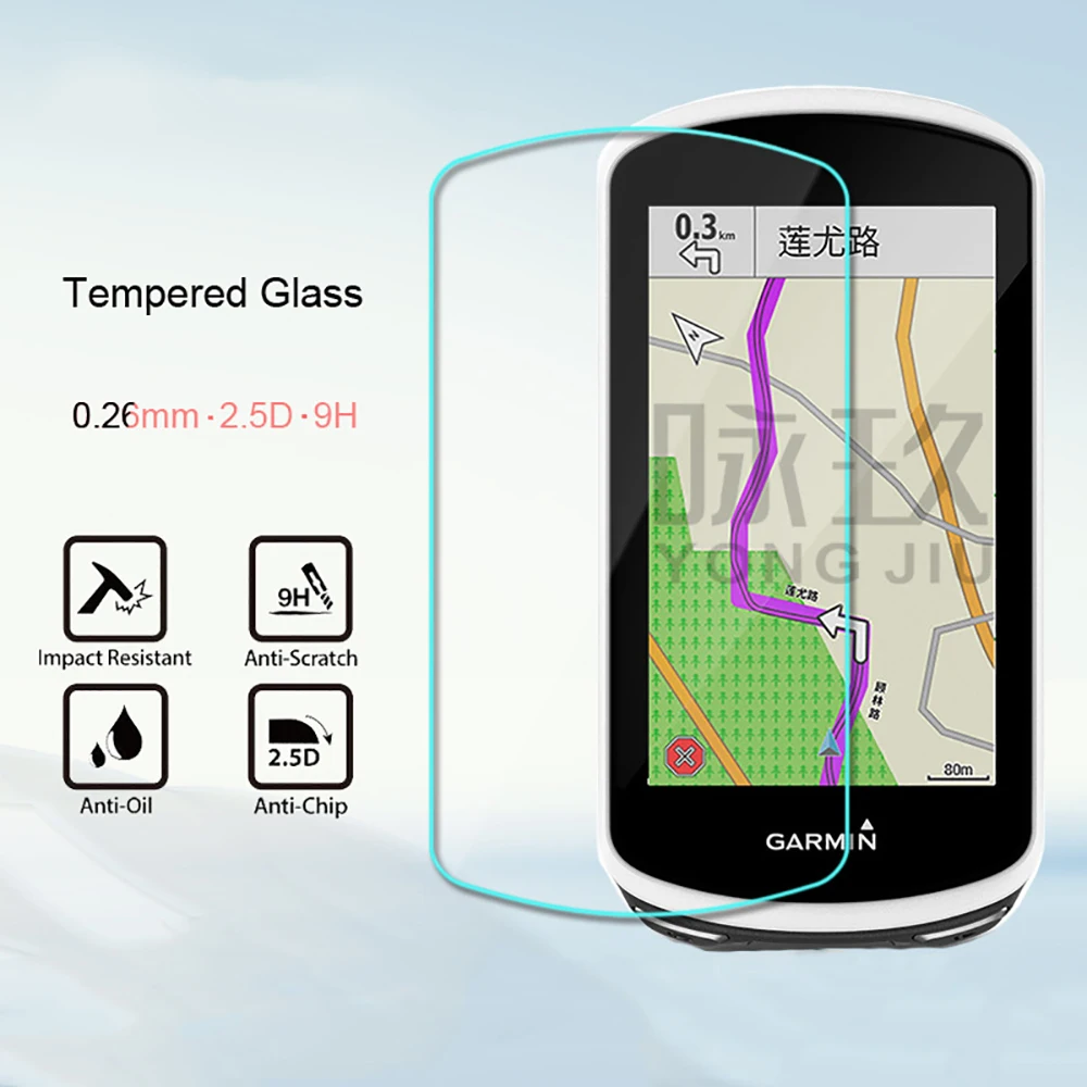 2.5D 9 H протектор экрана из закаленного стекла для Garmin Edge 1030 ультратонкая кристально чистая устойчивая к царапинам пленка для кожи