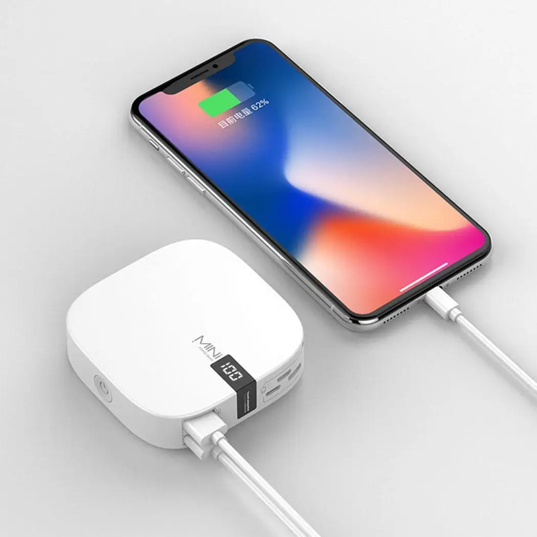 Мини Портативный 20000 мАч Внешний аккумулятор для Xiaomi 2 USB ЖК дисплей портативное