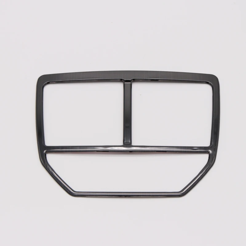 

For Peugeot 3008 3008 GT 2017 2018 Stainless Steel Interior Rear Air Condition Vent Outlet Cover Trim 1pcs Car Styling
