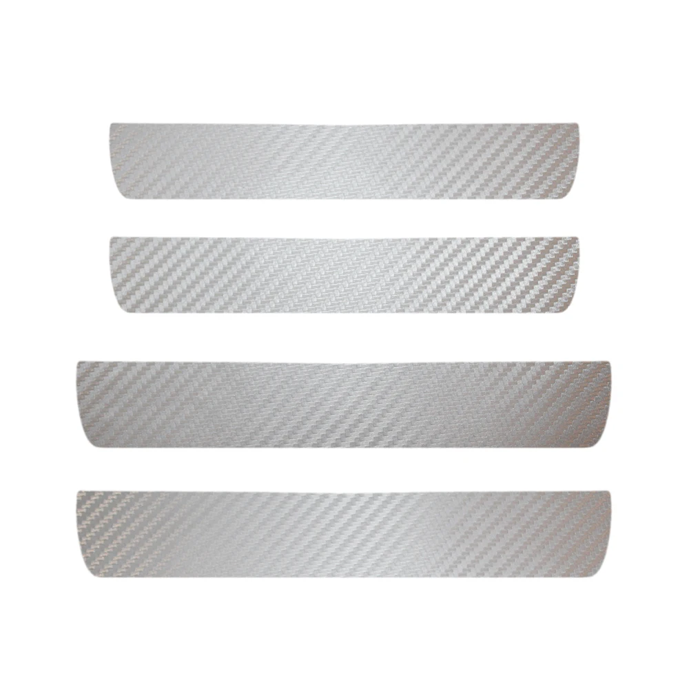 4 шт. накладка на пороги автомобиля педали для Peugeot 408 2014 2016 стикер из углеродного