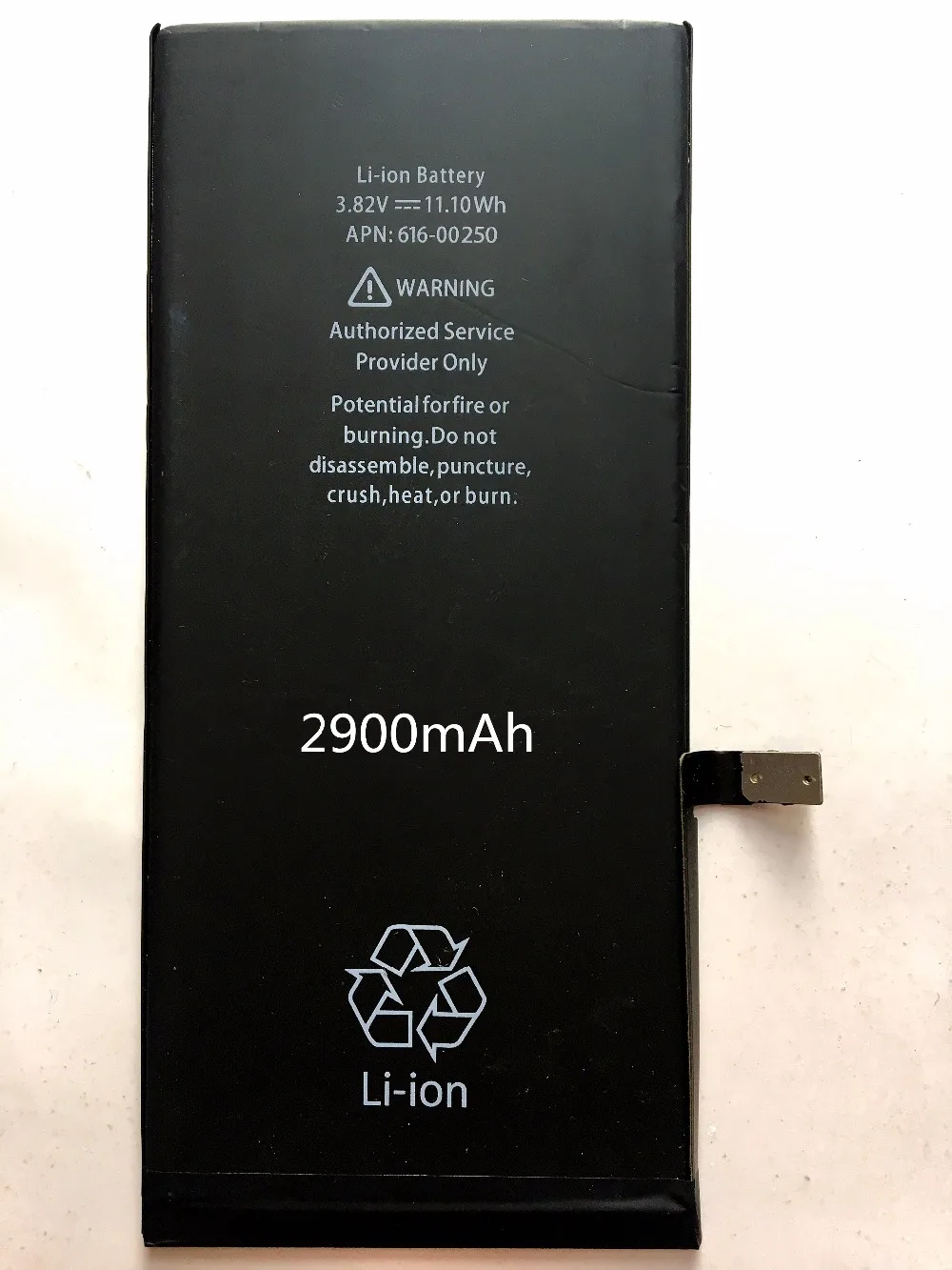 Новая батарея для iphone 7 plus 0 цикл 3 8 V 2900Mah внутренняя литий ионная Замена +