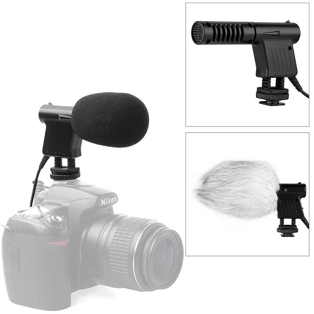 BOYA BY VM01 Pro видео и трансляции Направленная Конденсатор Запись микрофон для Nikon Canon