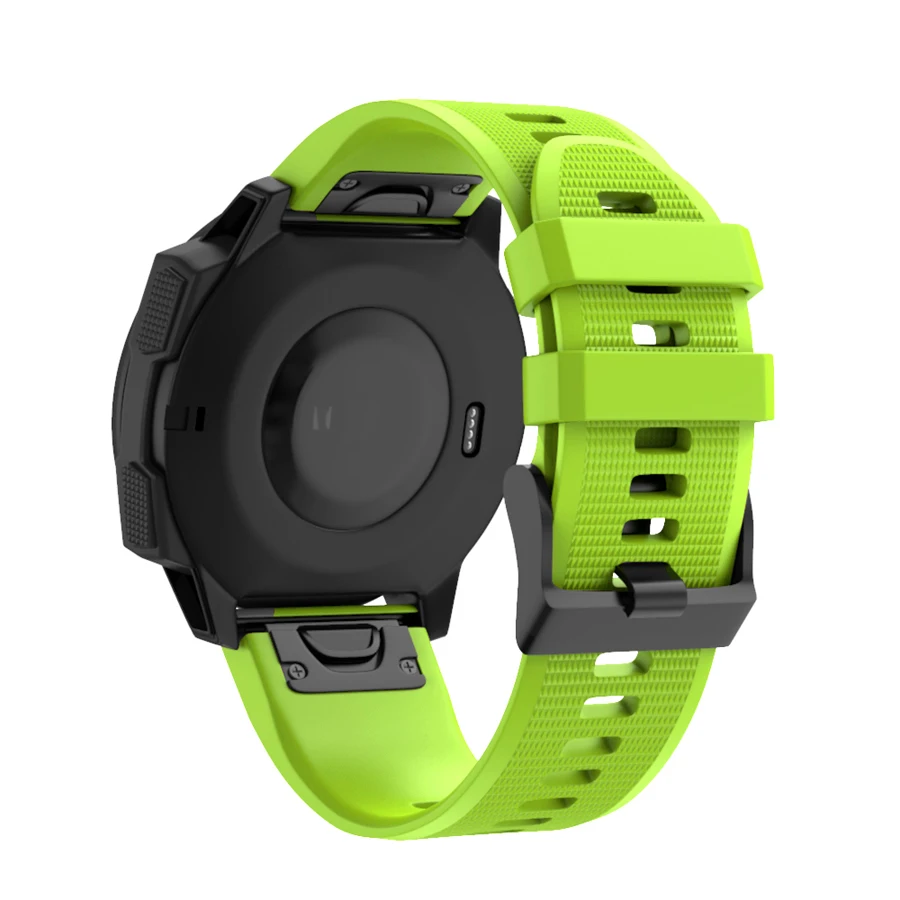 26 мм 22 мм ремешок для часов Garmin Fenix 5 5X3 3 HR для Fenix 5X Plus S60 часы Quick Release силиконовый ремешок Easyfit