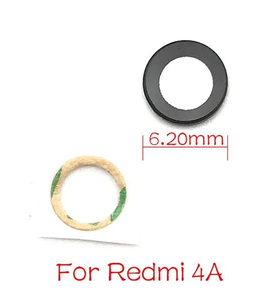 2 шт./лот, для Xiaomi Redmi Note 5 4 4X 4A 3 3S 2 задняя камера стекло объектив с клеем запасные части