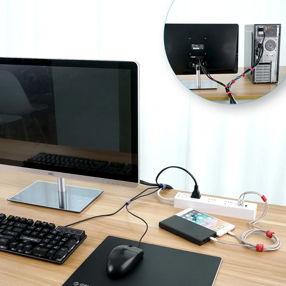 ORICO USB кабель для намотки кабеля Органайзер Галстуки мышь провода наушники HDMI