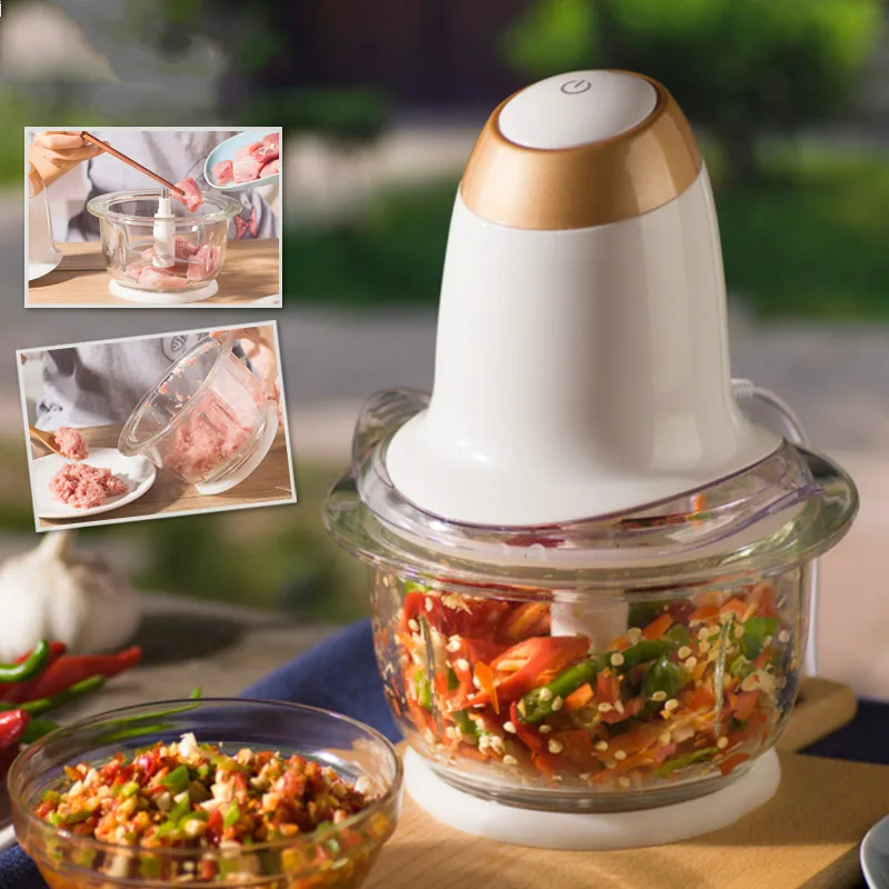 Мясорубка с небольшой электрической многоцелевой машиной.|Мясорубки