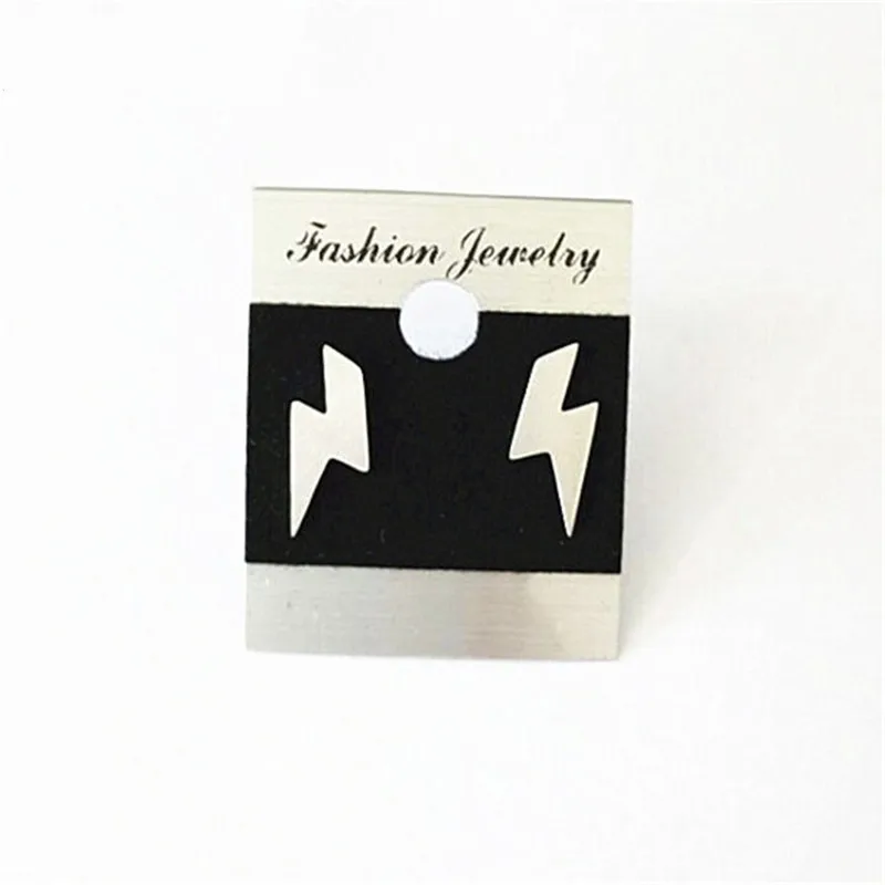 Простой гром болт серьги со шпилькой для Для женщин Нержавеющая сталь ночной