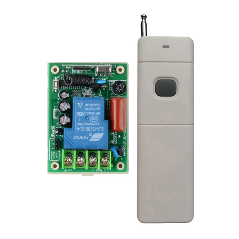 Беспроводной переключатель дистанционного управления 220 В переменного тока 30 А