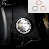 car ignition engine starter stop button stickers for mercedes glc ml glk cls e c class ignition key decorative stickers