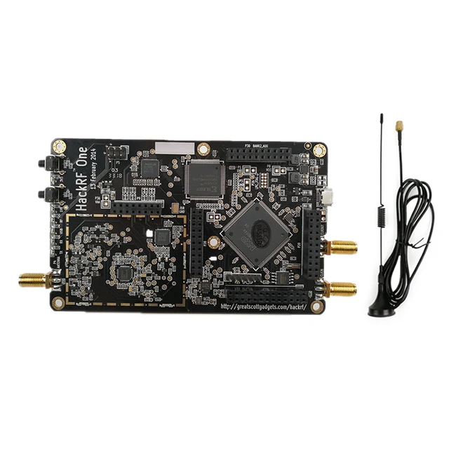 Black HackRF One 1 МГц-6 ГГц SDR платформа программное обеспечение определенная плата радиоприемника+ пластиковый корпус - Цвет: Black