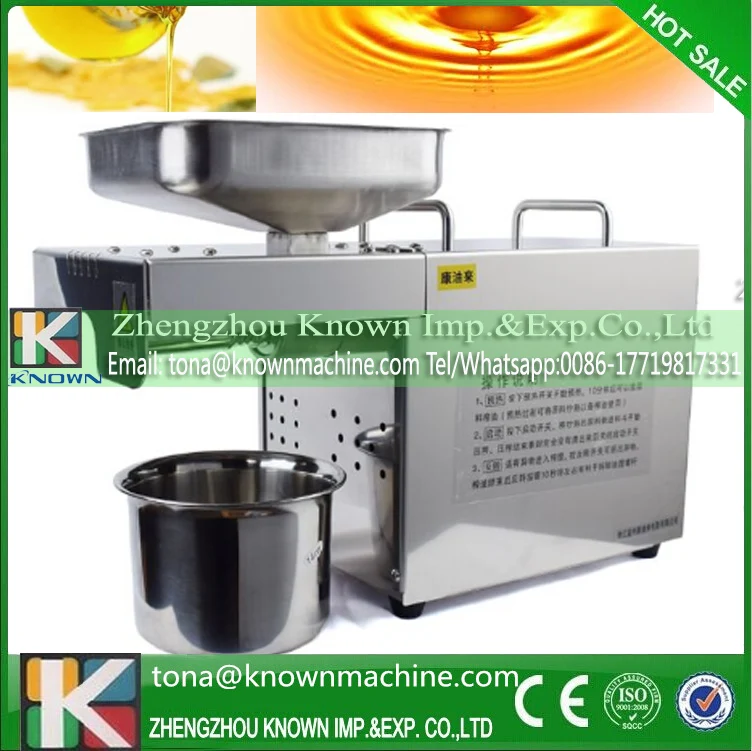 Пресс для прессования подсолнечника из нержавеющей стали 80 об/мин | Бытовая