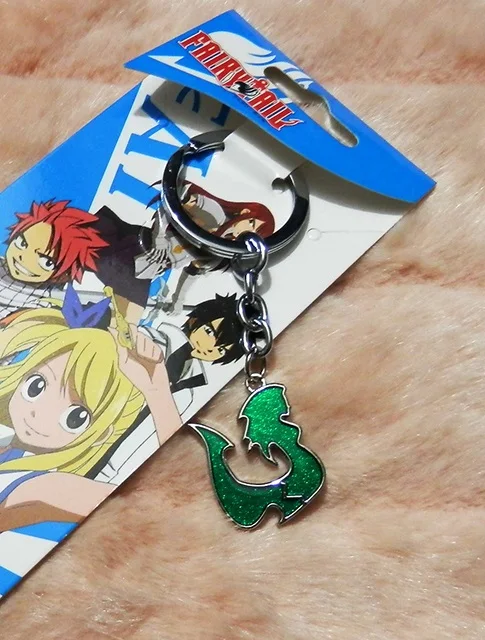 Оптовая продажа Аниме FAIRY TAIL логотип брелки для ключей подвеска на шею из