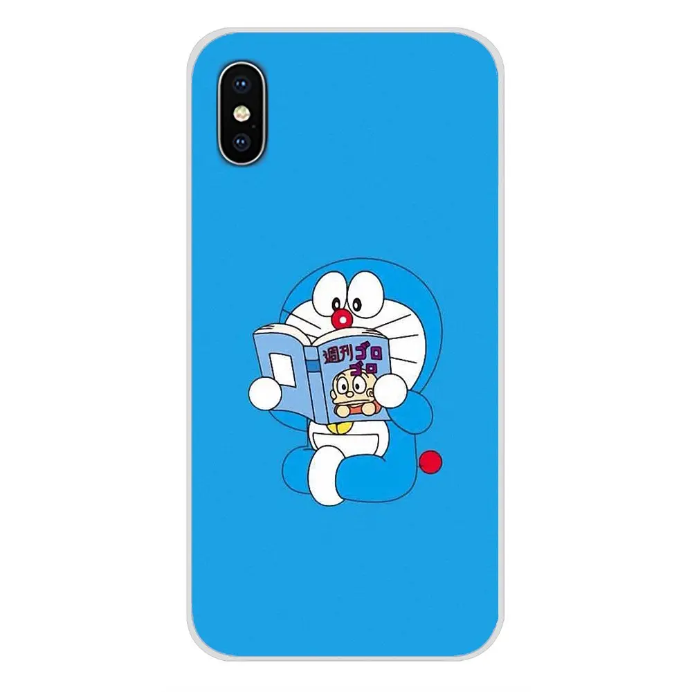 Чехлы для телефонов Nobita Nobi Japan Cartoon Doraemon Blue Cat Xiaomi Mi6 A1 5X 6X Redmi Note 5 5A 4X 4A 4 3 Plus Pro pocophone F1