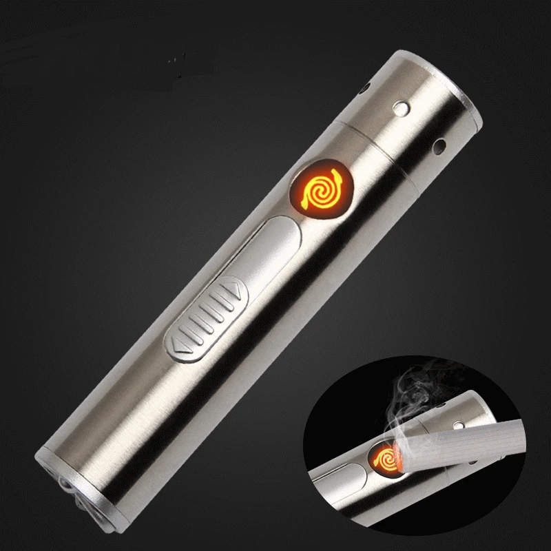AIMIHUO светодио дный светодиодный мини-фонарик с 3-светодио в-1 USB Перезаряжаемый