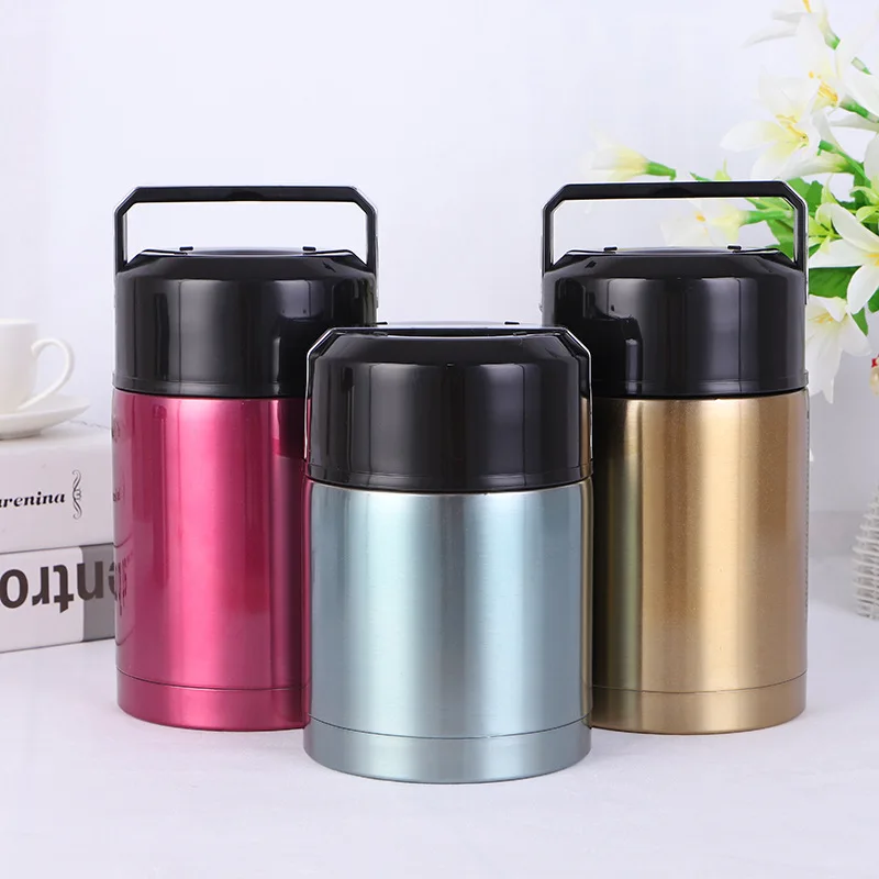 Lunch Box For Hot Food With Containers 800ml Vacuum Flasks Thermoses Thermo Mug Thermocup