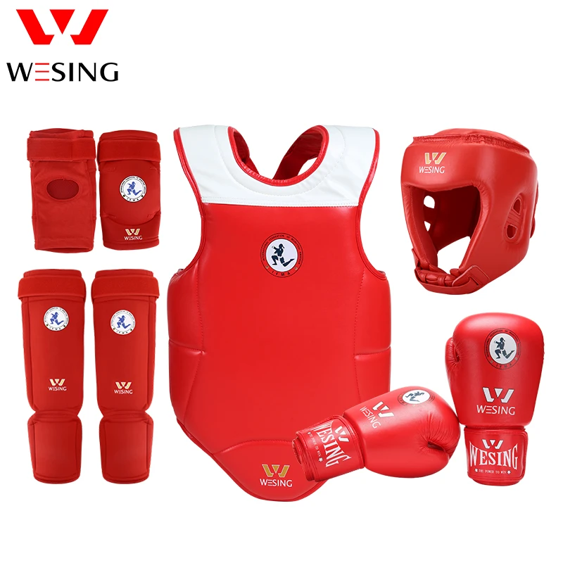 Wesing Muay Thai комплект из 5 предметов Защитное снаряжение тренировочная защита для