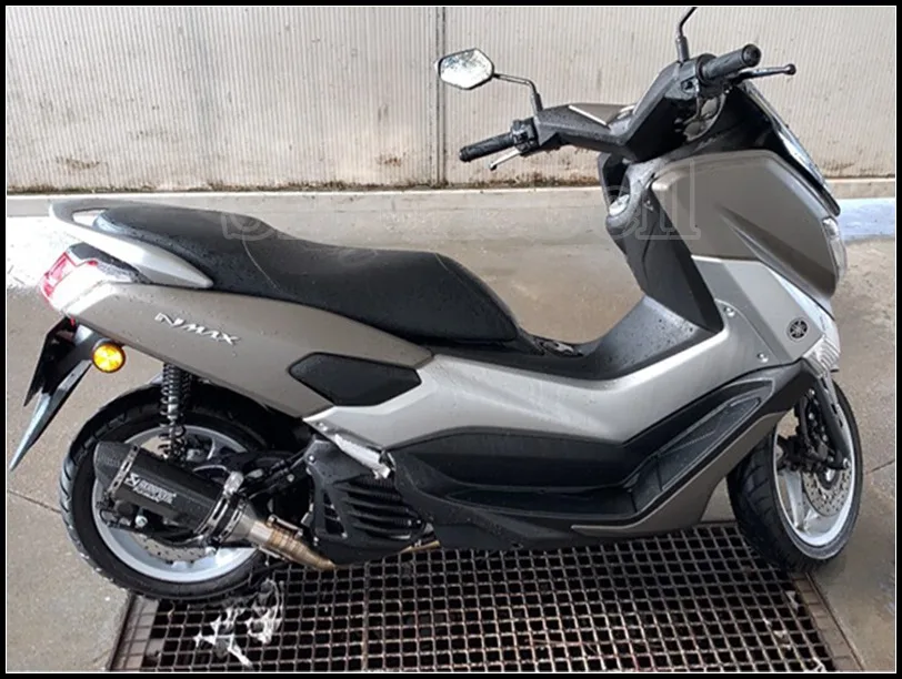 Лазерный NMAX Akrapovic мотоциклетный глушитель полная система слипоны для Yamaha NMAX 125 NMAX 155 NMAX125 NMAX155