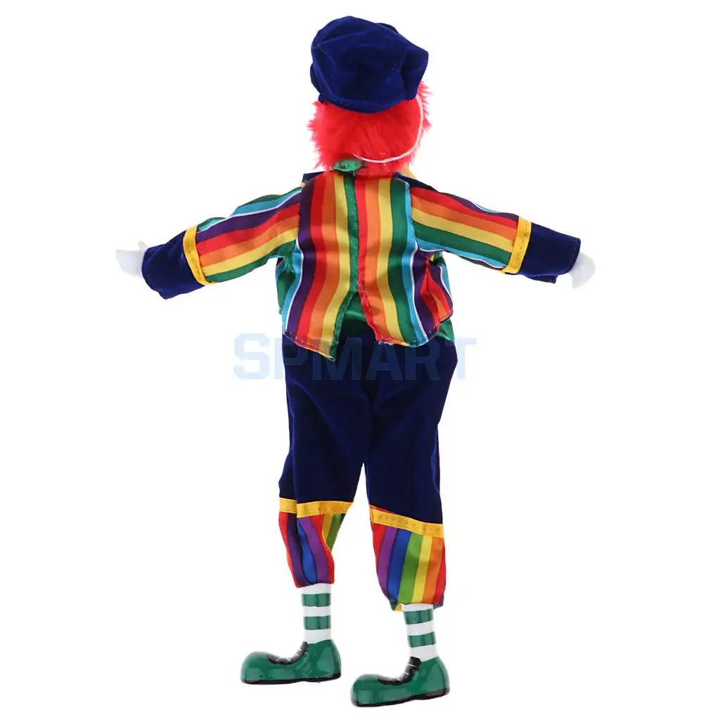 Фарфоровая кукла 35 см Грустный плач клоун одежда для коммедианов забавная