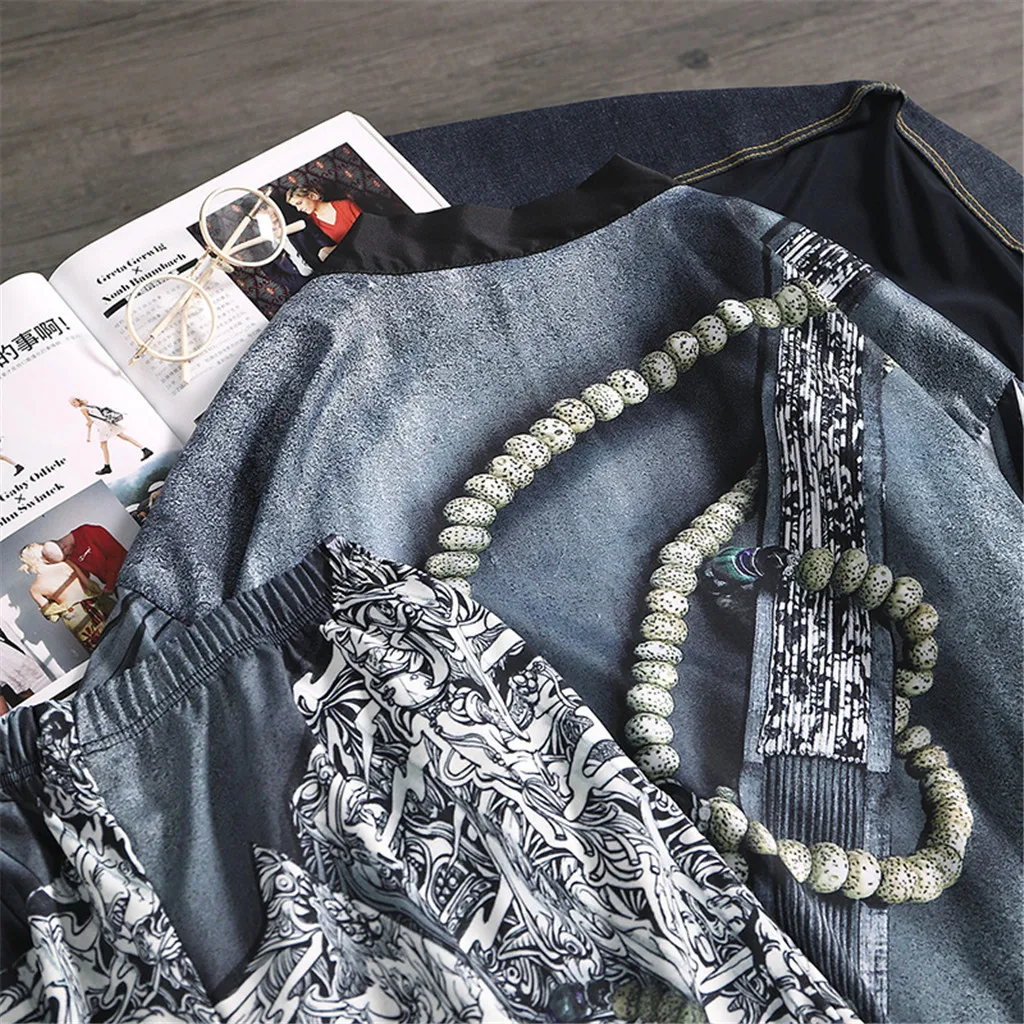 

Casual Men's Set Fashion Summer Set Print Short Sleeve Spa Service Set Pajamas Home Service Set Y604