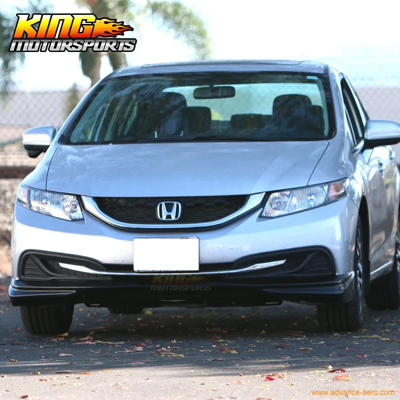 Для 2013 Honda Civic 4Dr Ikon передний бампер спойлер(уретан