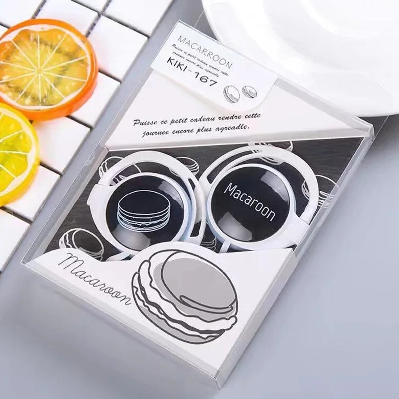 L7 Милые детские наушники Macaron, фламинго, цветные наушники для печенья, 3,5 мм, наушники с микрофоном для iphone, samsung, Xiaomi, девочек, детский подарок - Цвет: L7