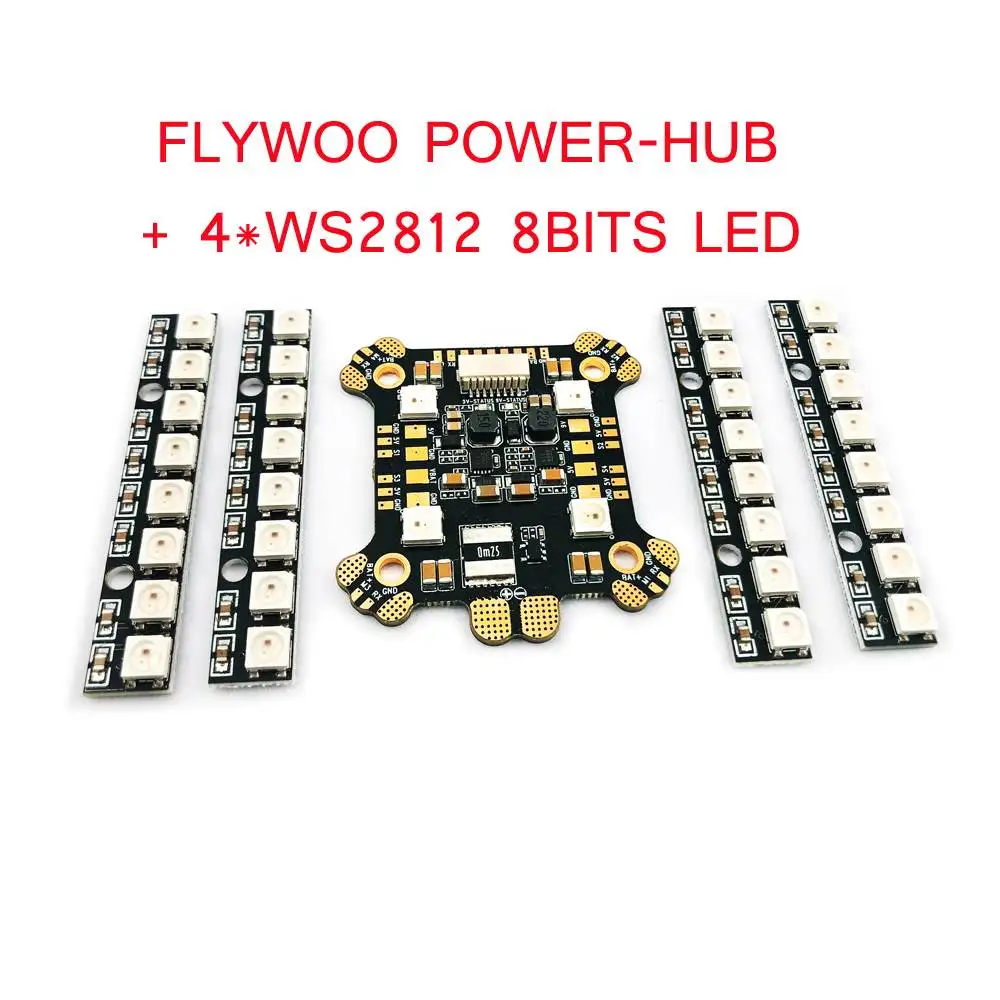 Контроллер полета FLYWOO F405 F4 OSD 5 в 9 В BEC ICM20689 и концентратор питания светодиод Rev1 PDB
