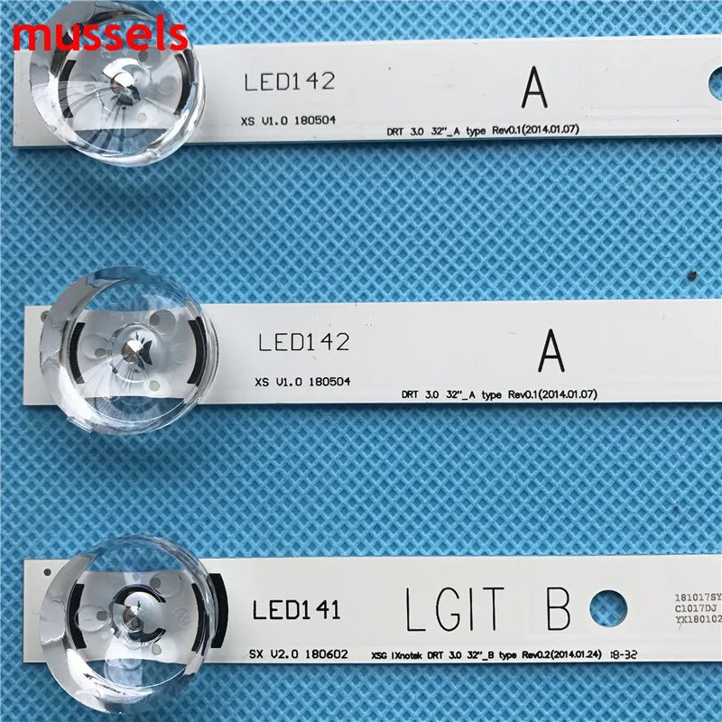 Светодиодный подсветка полосы для LG 3" ТВ 6 лампа 32MB25VQ 6916l-1974A 6916l-1981A innotek drt 3,0 32 32LB582V 3 шт. и светодиодный тестер 1 шт