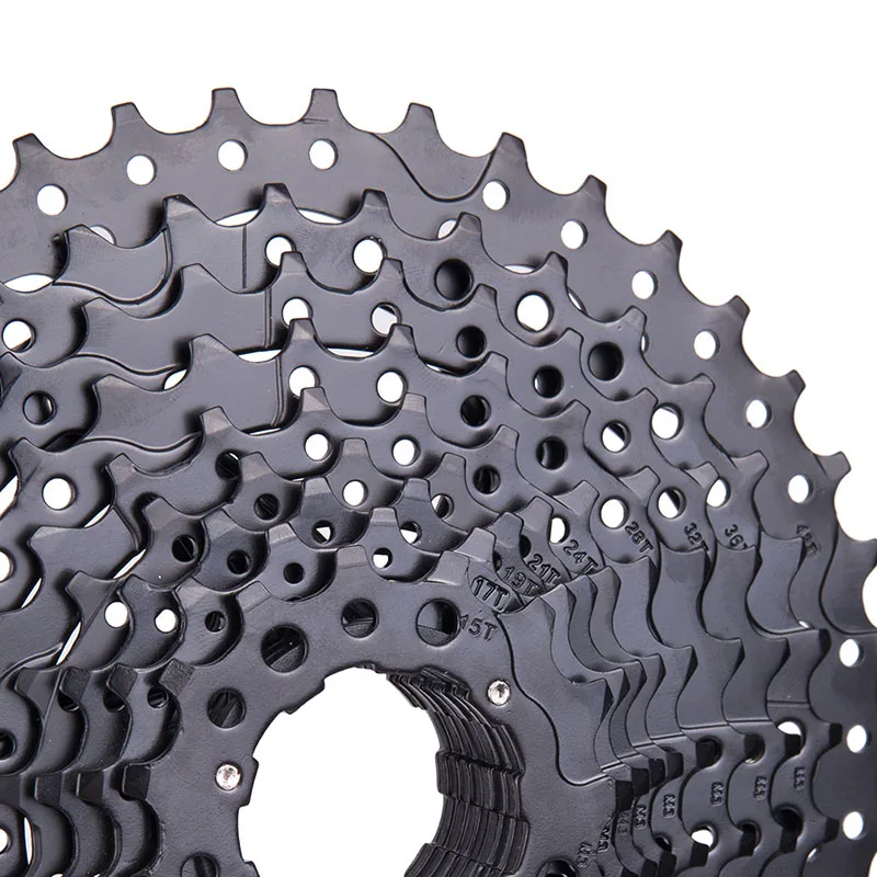 

11 Speed MTB Mountain Bike Cassette Flywheel Bike 11-42T Black Freewheel Black 532.5g Steel