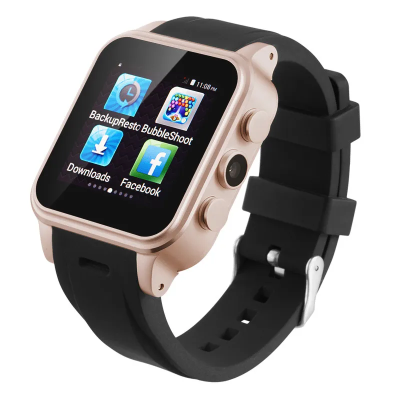 Новый X02S Android Smart часы MTK6572 с SIM карт памяти Поддержка Facebook WhatsApp 3G Wi-Fi gps