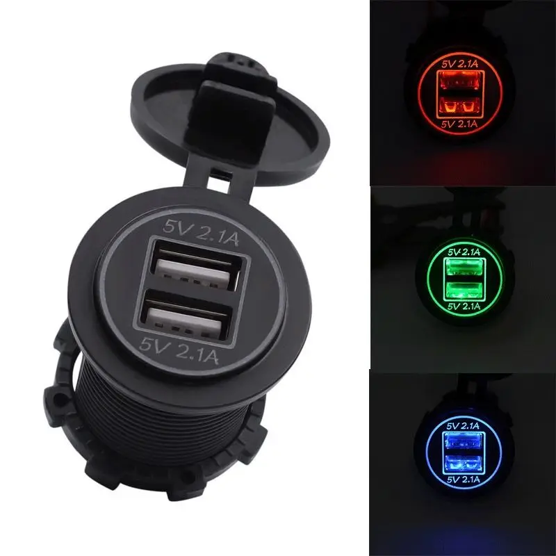 Универсальный автомобильный прикуриватель Зарядное устройство usb-устройство