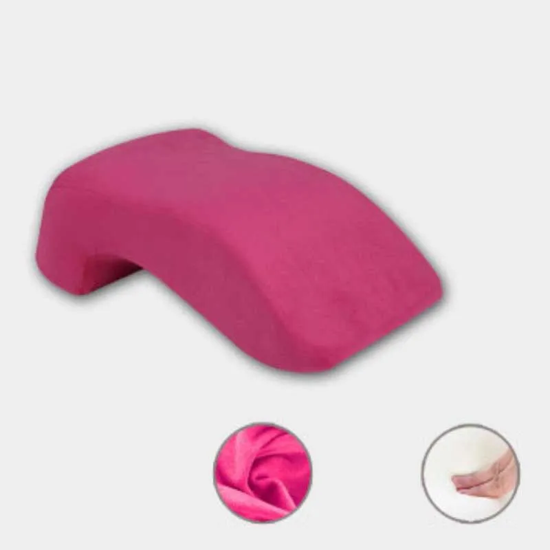 short plush rose Подушка для сна из пены с эффектом памяти для путешествий и офиса, Настольная Подушка с медленным отскоком - Цвет: short plush rose