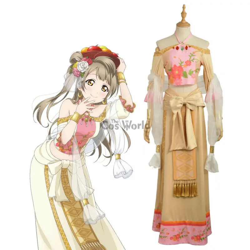 Love Live School Idol Project Minami Kotori арабское танцевальное платье для вечеринки Топ без