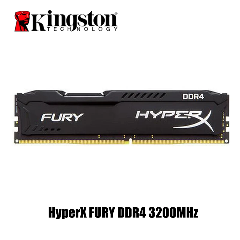 Kingston HyperX FURY оперативная Память ddr4 8 ГБ 16 32 2666 МГц 3200 3600 DIMM Внутренняя память 2400 4g ram