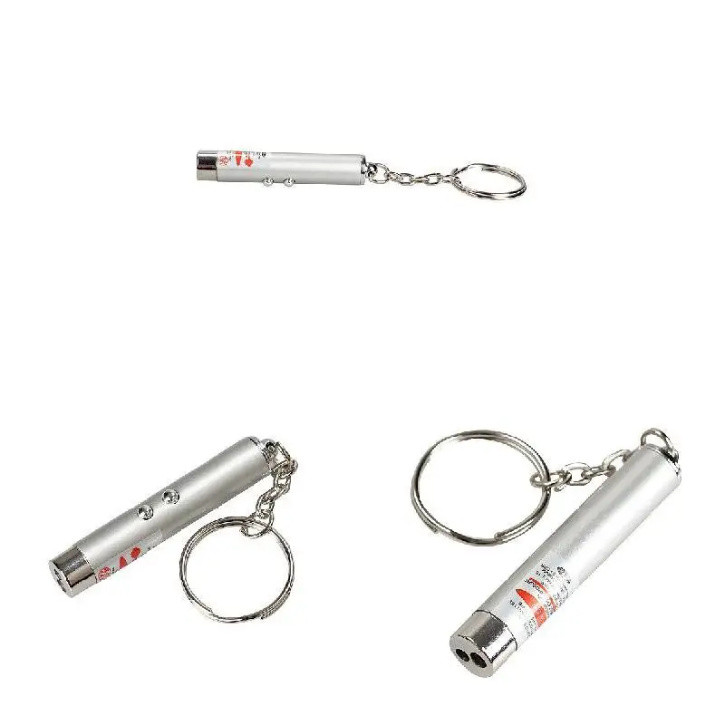 

Mini 2 in 1 Keychain Plus Flashlight Portable LED Light Torch for Emergency Camping HVR88