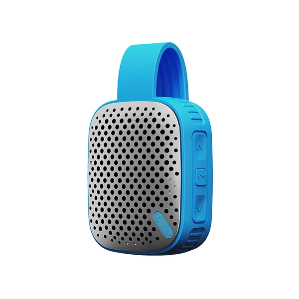 Blue ДОСС мини открытый Портативный Беспроводной Bluetooth стерео вибрационный динамик с Traveler молния IPX4 Водонепроницаемый беспроводная колонка - Цвет: Blue