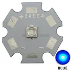 Светодиодный излучатель высокой мощности 5x Cree 3W XPE2, синий цвет, 470nm-475nm, 8 мм10 мм12 мм14 мм16 мм20 мм, печатная плата