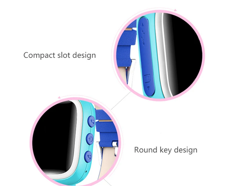 SZMUGUA Kids Smart Watch 1.0" Color Screen With GPS Tracker SOS Monitor Positioning Baby Compatible With IOS& Android