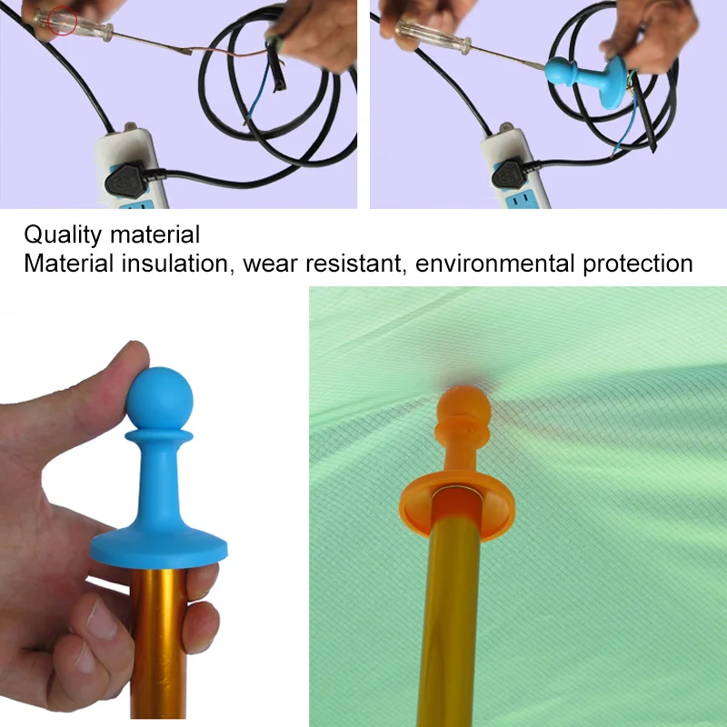 4 шт./компл. колпачки с защитой от молний для кемпинга палатки тент стержень