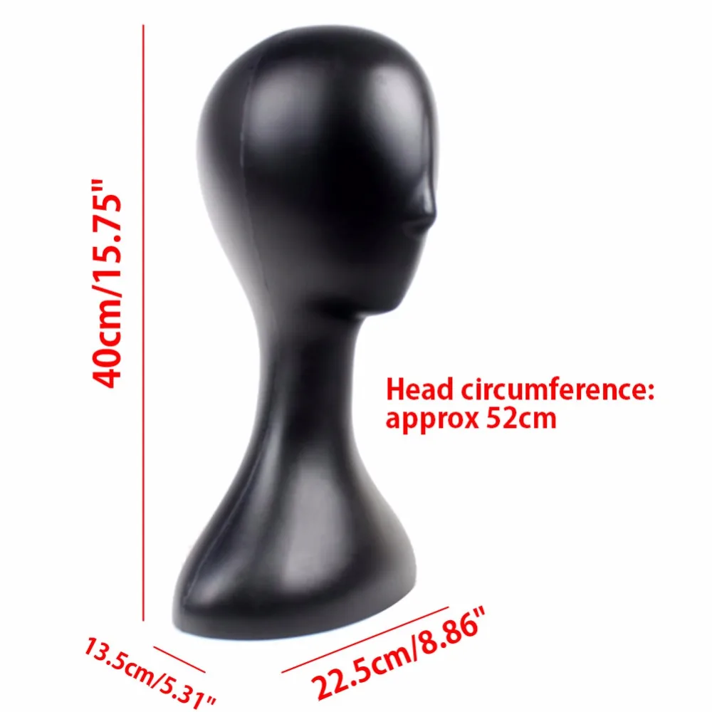 Черный женский манекен головы головной убор шапка шарф кукла парик очки | Дом и