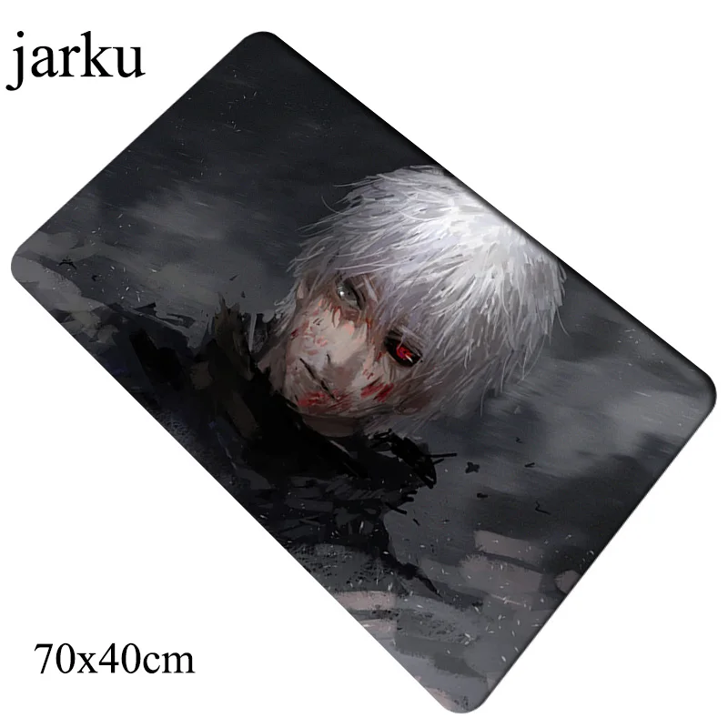 Size 700x400x3mm Коврик для мыши с изображением Токийского Гуля 700x400x3 мм подарок для мальчика компьютерный коврик для мыши геймерский геймпад геймерский Ноутбук игровой коврик для мыши Настольный коврик офисная мышь - Цвет: Size 700x400x3mm