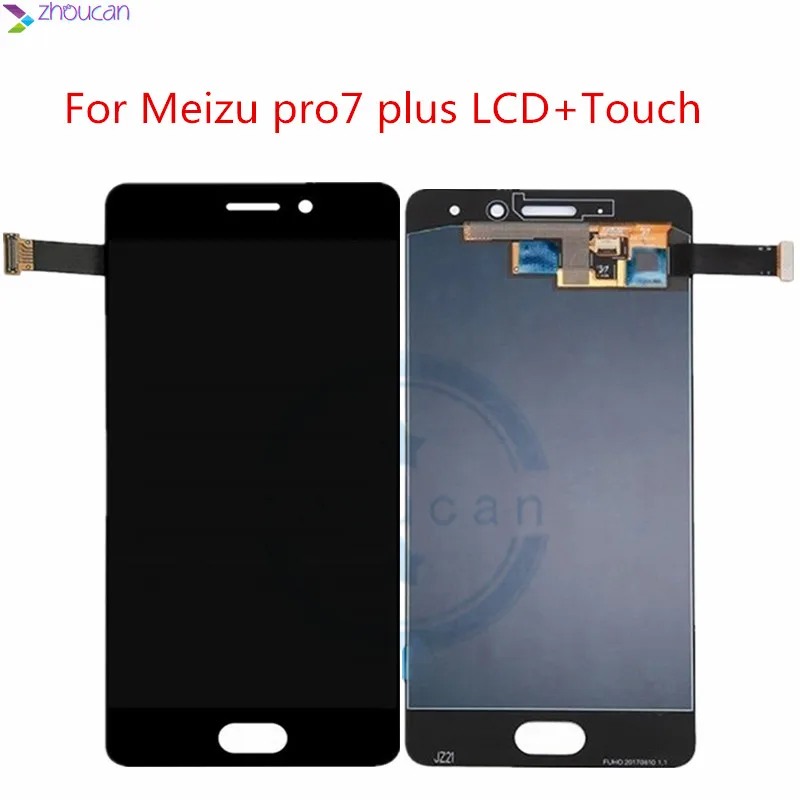 2560*1440 для Meizu Pro 7 Plus ЖК дисплей с сенсорным стеклом + рамка дигитайзер сборка