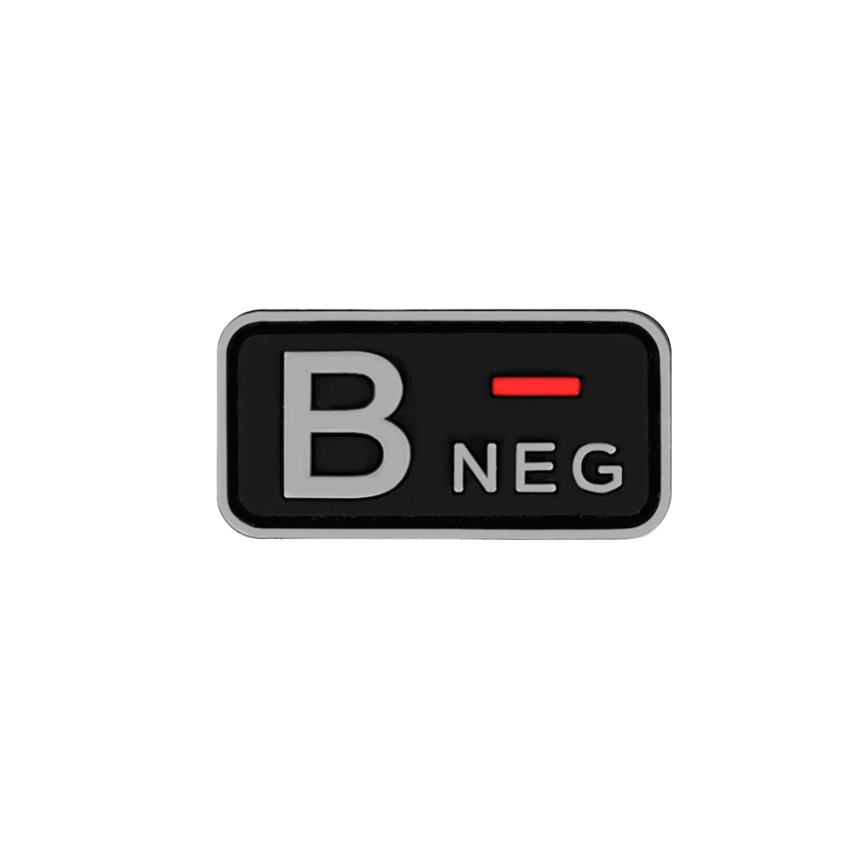 11 3D ПВХ A+ B+ AB+ O+ положительная pos-a-B-AB-O-NEG кровяного типа патч тактические нашивки для поднятия боевого духа Военные резиновые значки - Цвет: 11